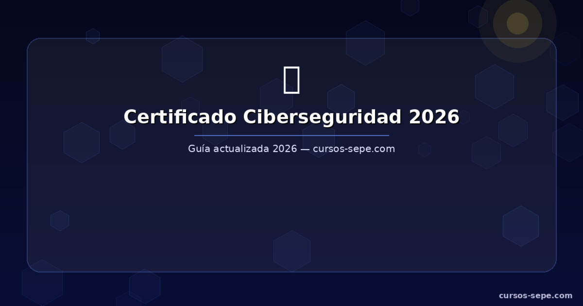 Certificado de profesionalidad ciberseguridad 2026: el más demandado en tecnología