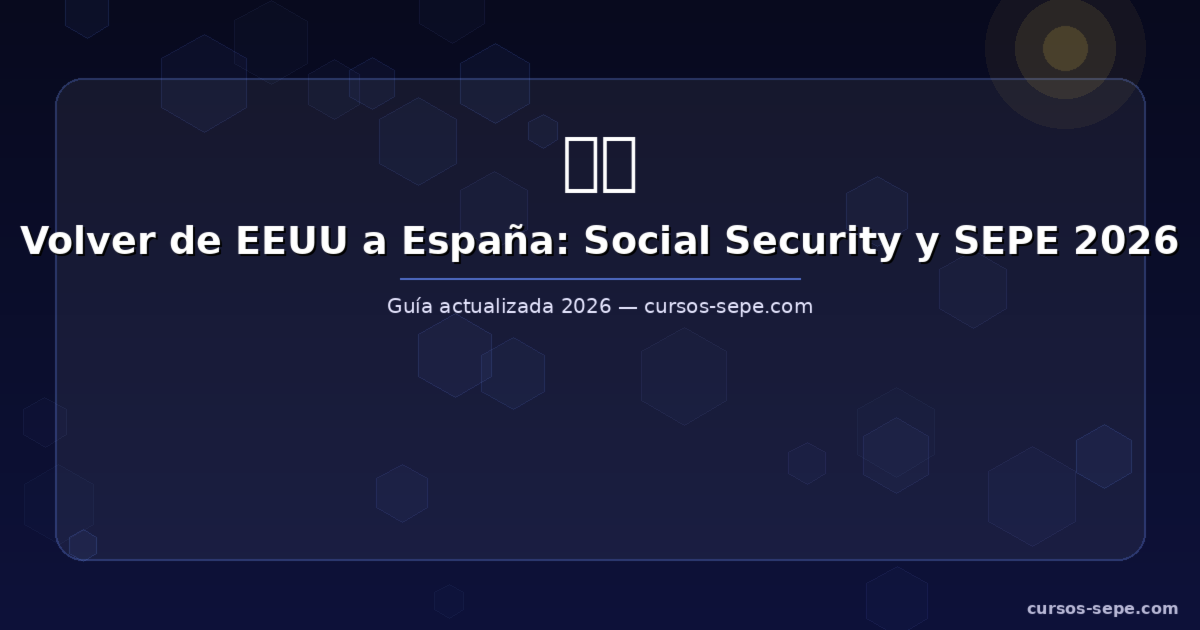 Volver de EEUU a España: Social Security, convenio bilateral y SEPE en 2026