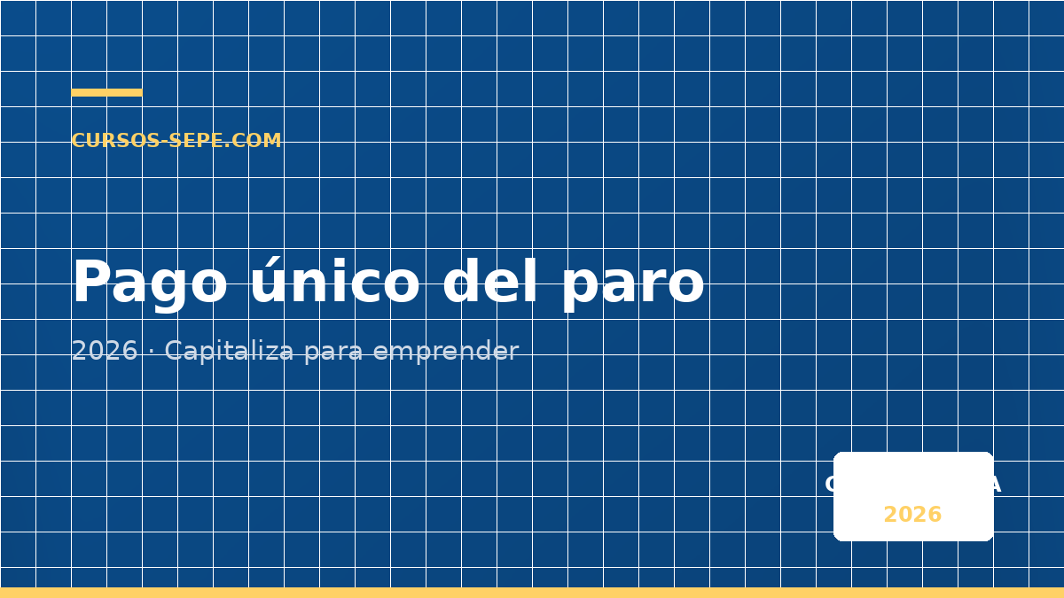 Calculadora pago único paro 2026 | Capitaliza para emprender