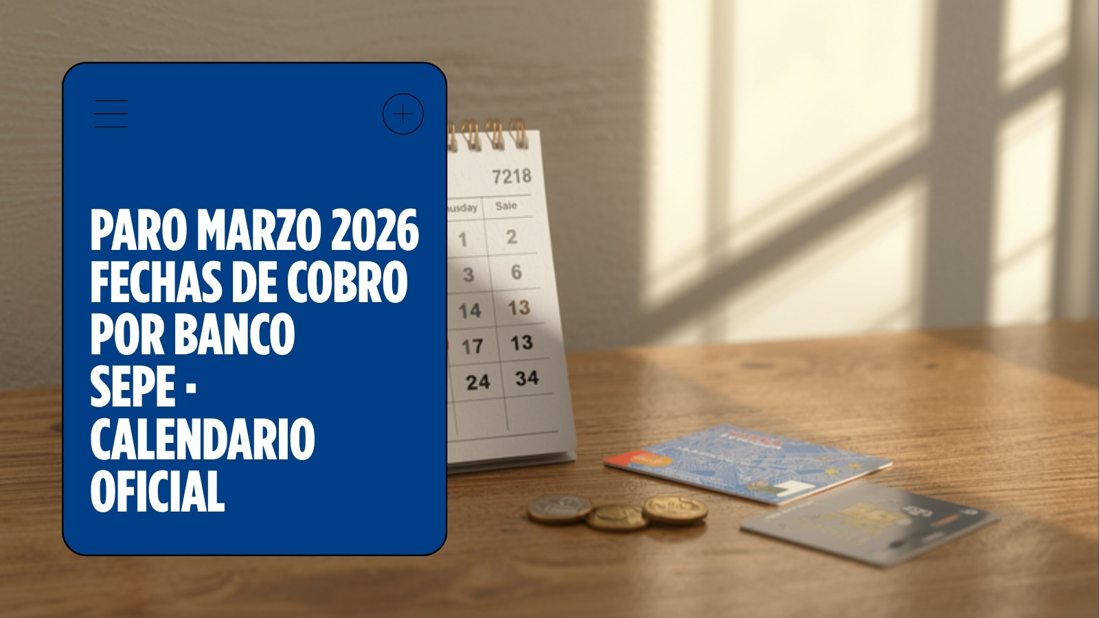 Cuándo se Cobra el Paro en Marzo 2026: Fechas por Banco y Novedades SEPE
