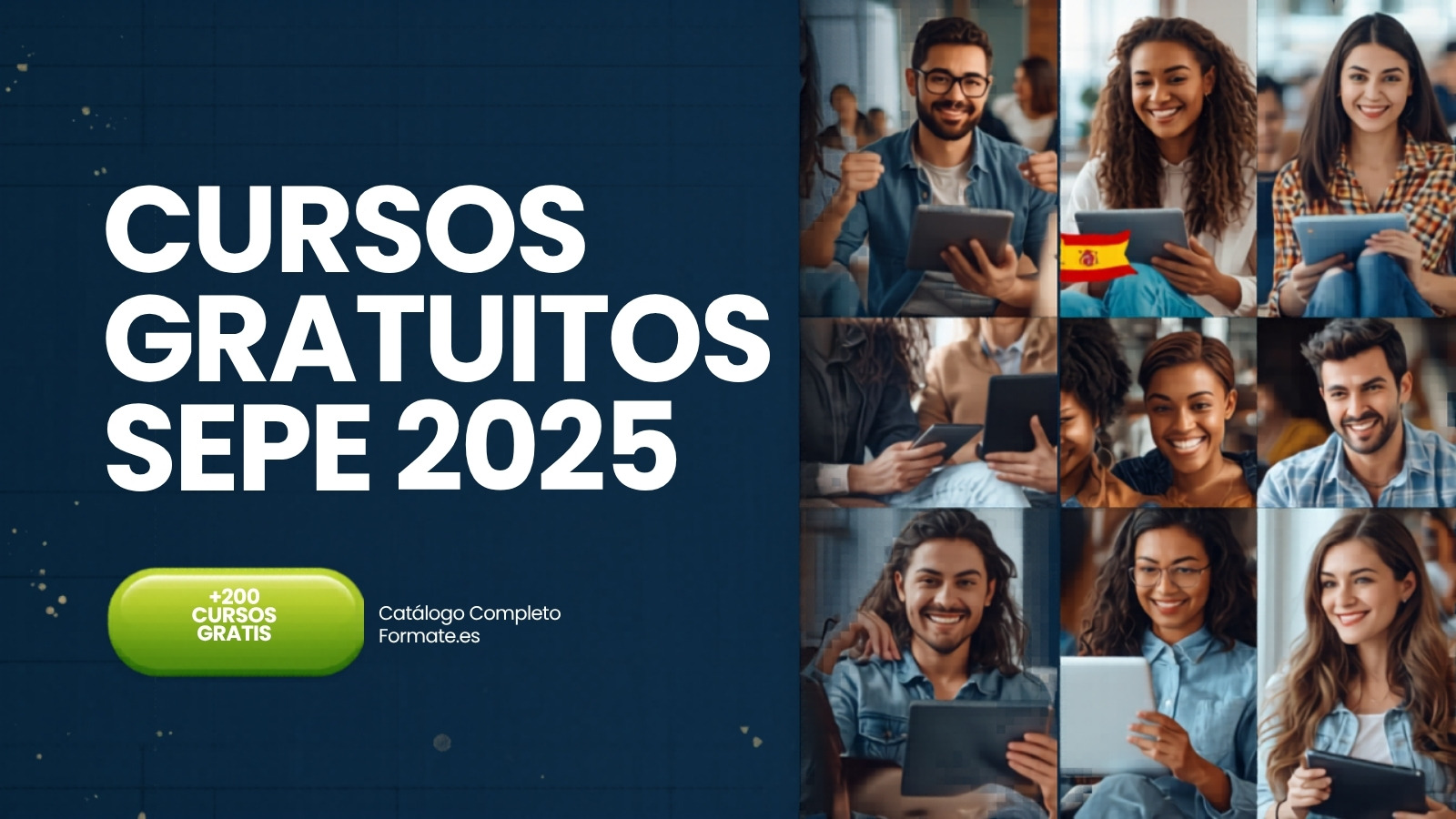 Cursos Gratuitos SEPE 2025: Catálogo por Familias y Sectores (archivo)