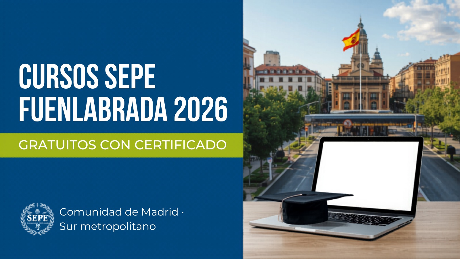 Cursos SEPE Fuenlabrada 2026: Gratuitos con Certificado