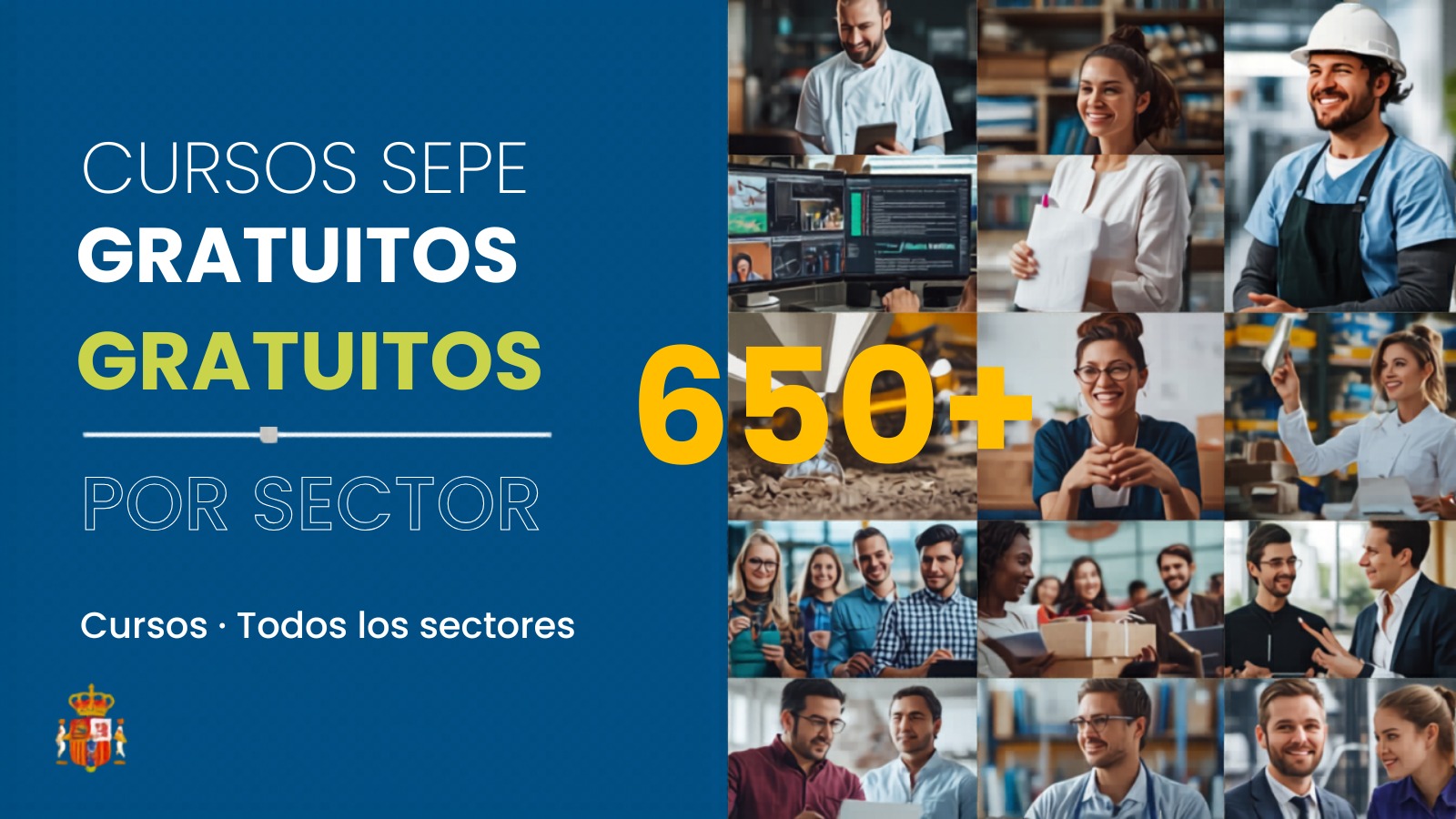 Cursos SEPE Gratuitos 2026: Catálogo de 650+ Formaciones por Sector