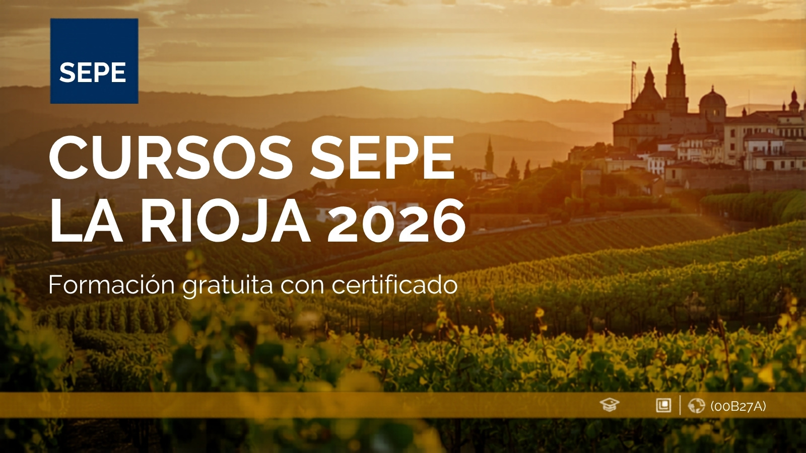 Cursos SEPE gratis en La Rioja 2026 formación con certificado