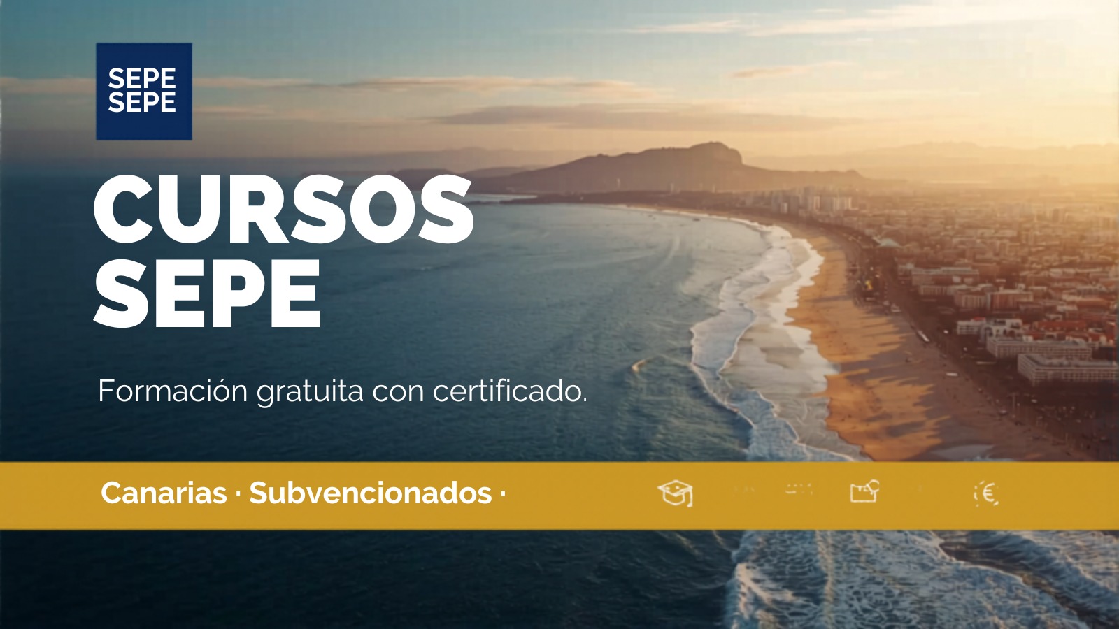 Cursos SEPE gratis en Las Palmas 2026 formación con certificado Canarias
