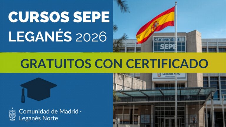 Cursos SEPE Leganés 2026: Gratuitos con Certificado SEPE - Cursos SEPE