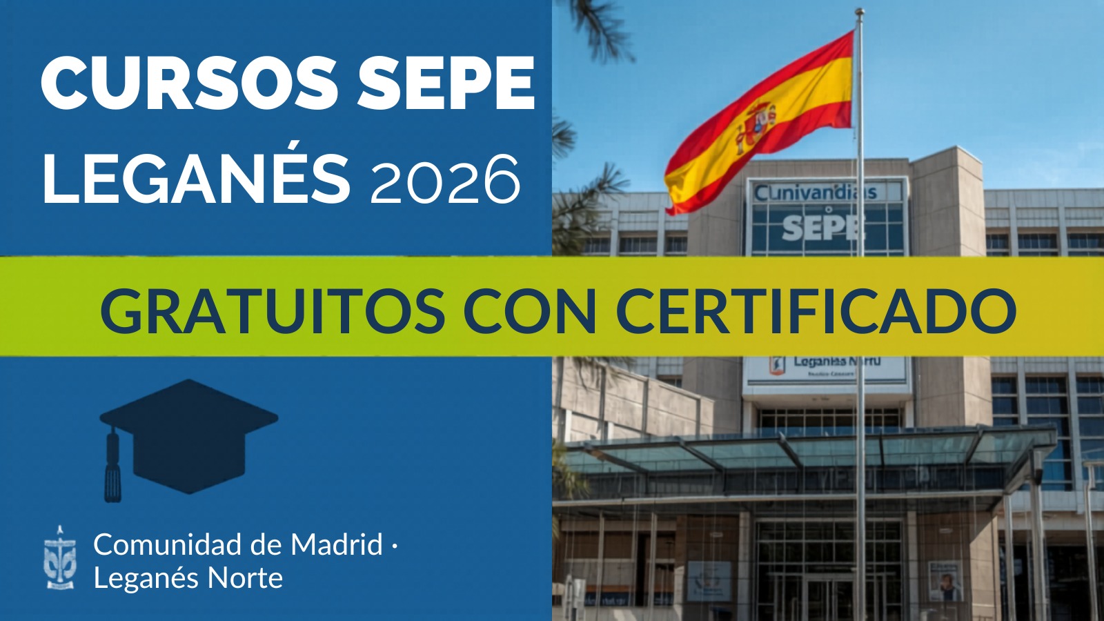 Cursos SEPE Leganés 2026: Gratuitos con Certificado SEPE