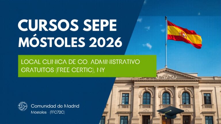Cursos SEPE Móstoles 2026: Gratuitos con Certificado SEPE - Cursos SEPE