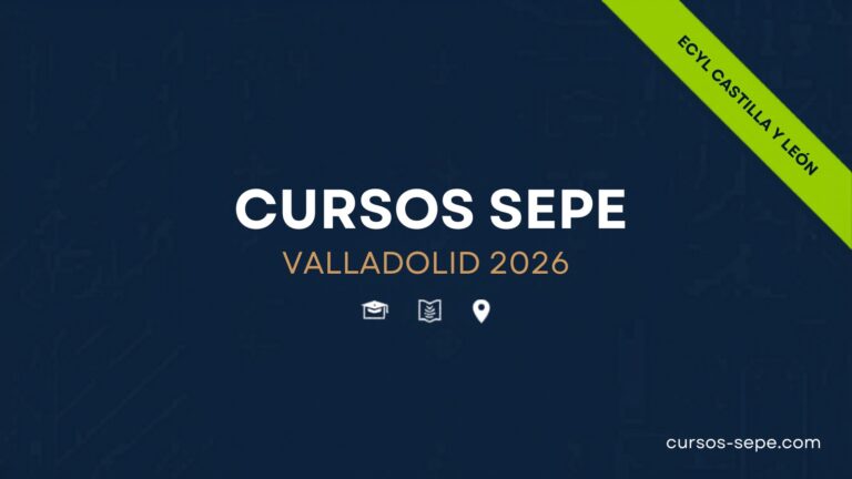 Cursos SEPE Valladolid 2026: Gratuitos con Certificado - Cursos SEPE