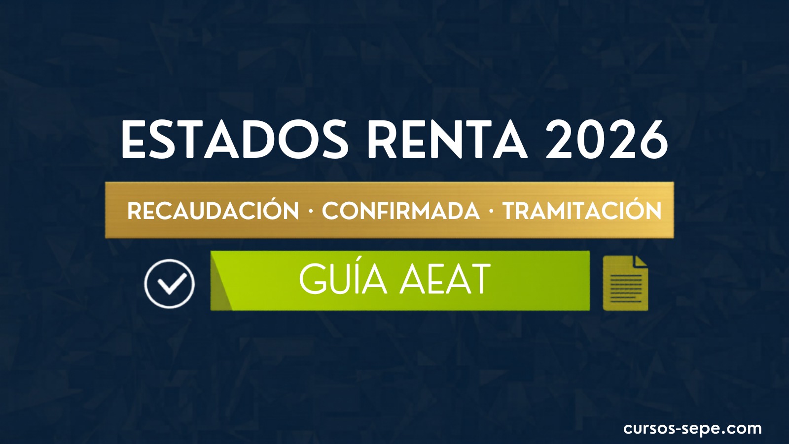 Estados de la declaración de la renta: Recaudación, Conforme