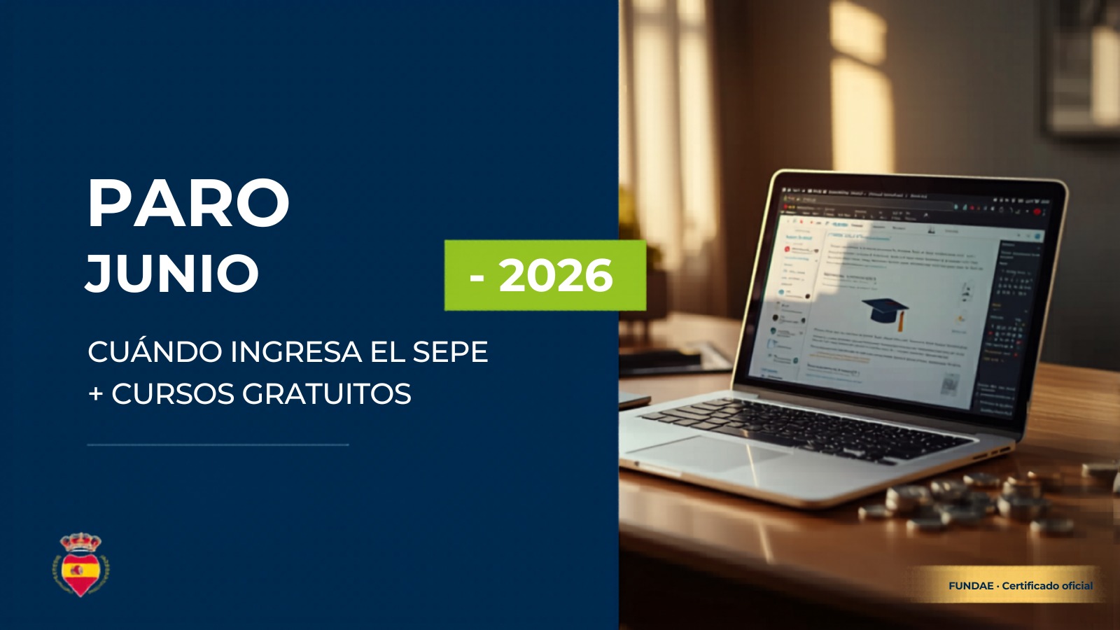 Fecha Cobro Paro Junio 2026: Cuándo Ingresa el SEPE + Cursos Gratuitos Disponibles