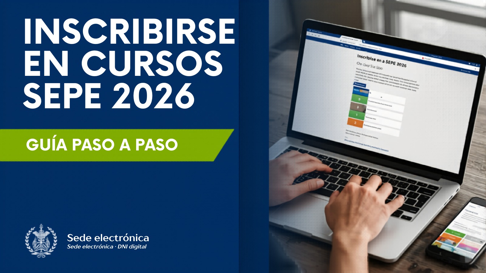 Cómo inscribirse en cursos SEPE 2026 guía paso a paso sede electrónica
