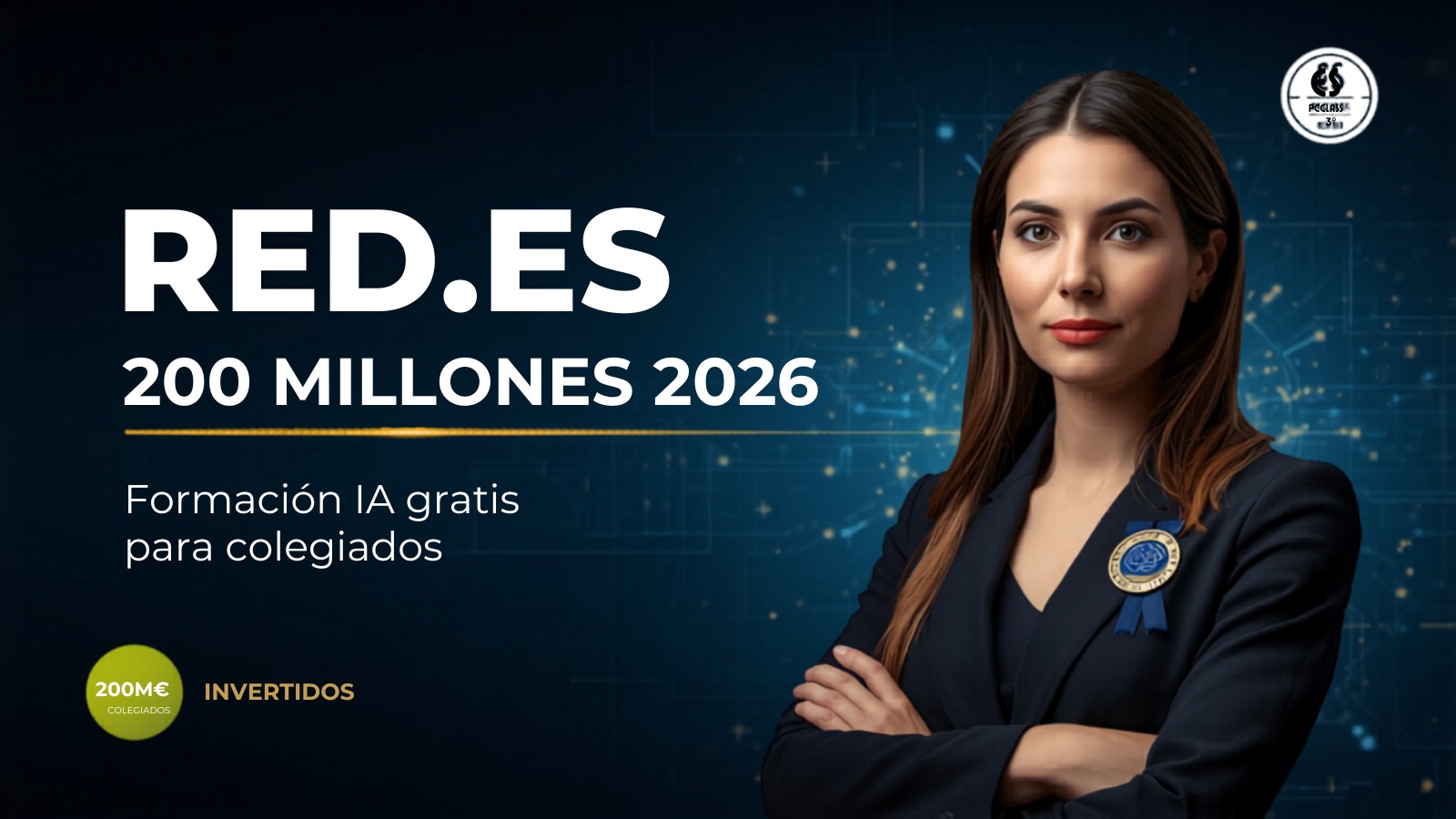Programa Red.es 200 millones 2026 formación gratis IA profesionales colegiados