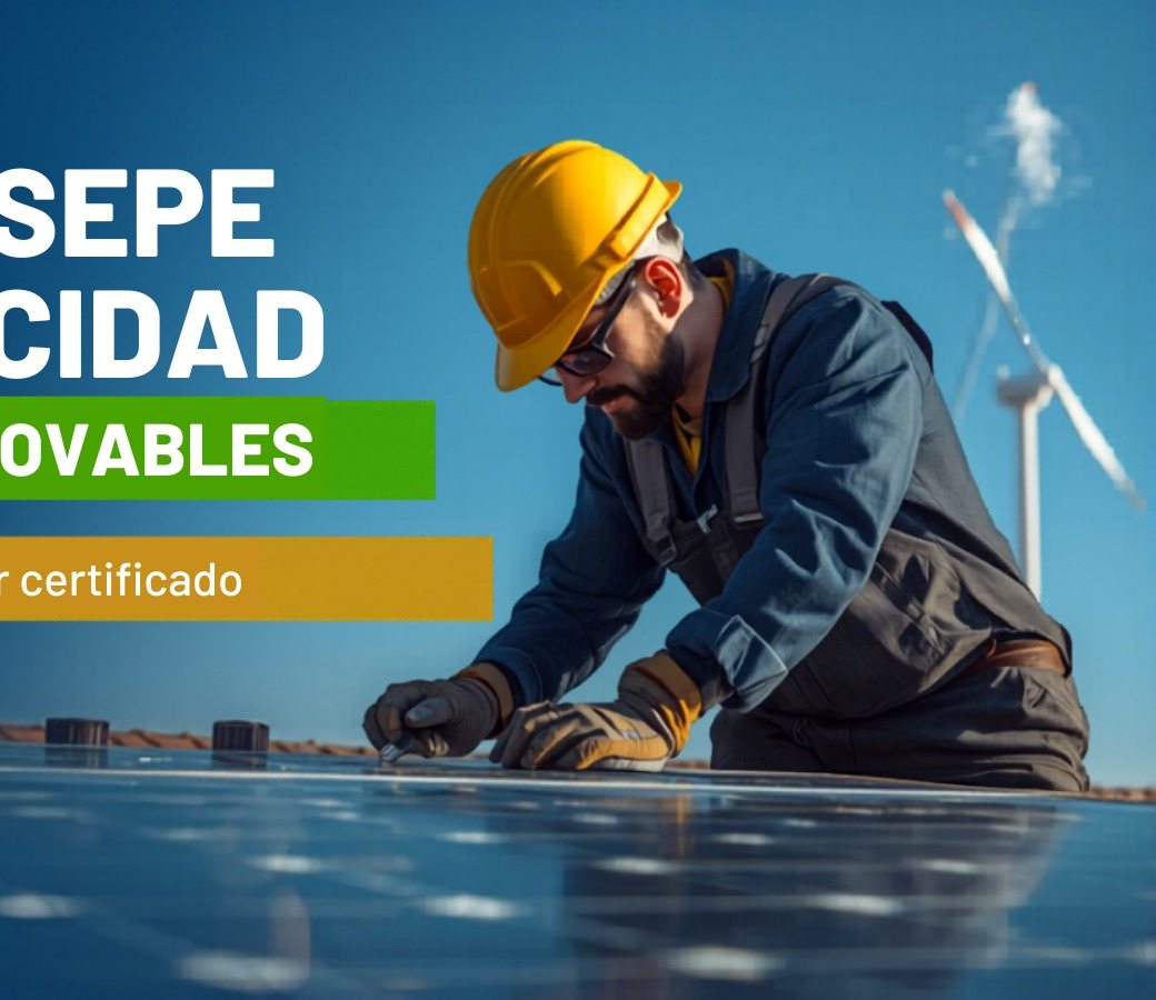 Instalador de placas solares: curso SEPE 2026